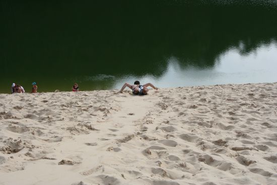 Sandsurfen (da hat Fabian wohl was falsch verstanden)