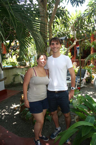 Im Garten der Herberge