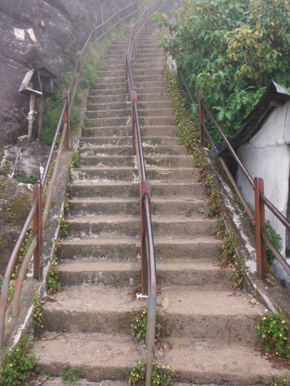 Treppenstufen im Licht