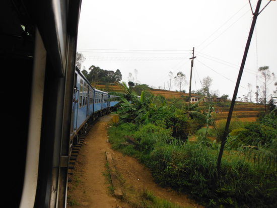 Zugfahrt nach Nuwara Eliya