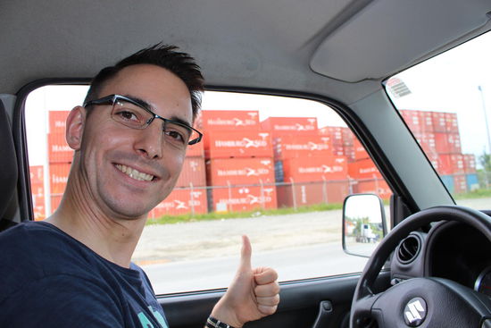 Hamburg Süd Container sind am Start