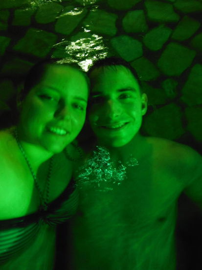 Bei 34 Grad badet es sich recht gut