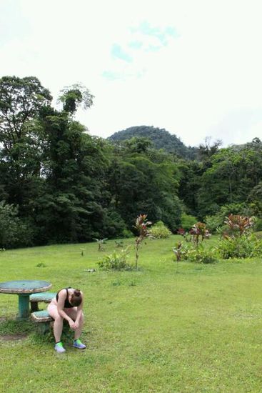 Doch auch dieser war schon sehr steil... (da waren es noch 1.5 Stunden Aufstieg)