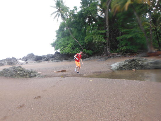 Beim Schuhe wässern