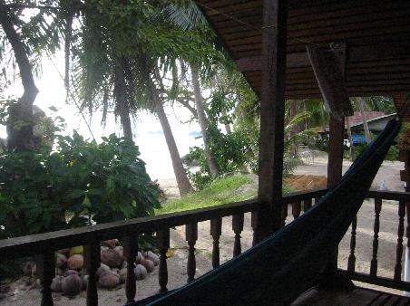 Blick von unserem Balkon