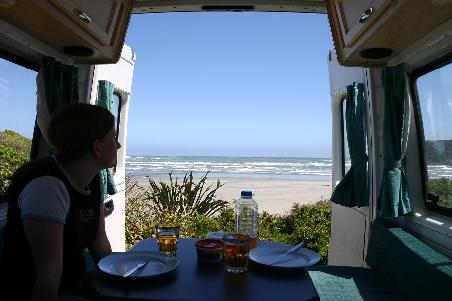 Mittagspause mit der Aussicht