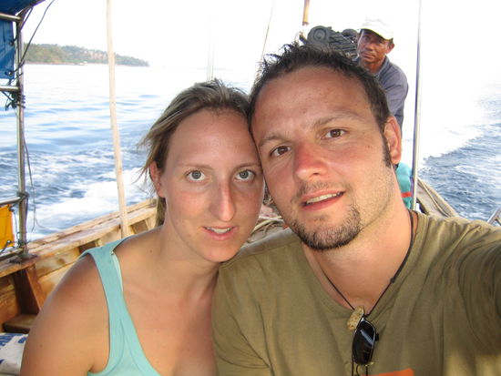 auf dem taxiboot zum long beach