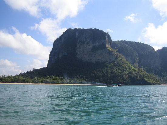 Auf dem Weg zum Railey Beach.