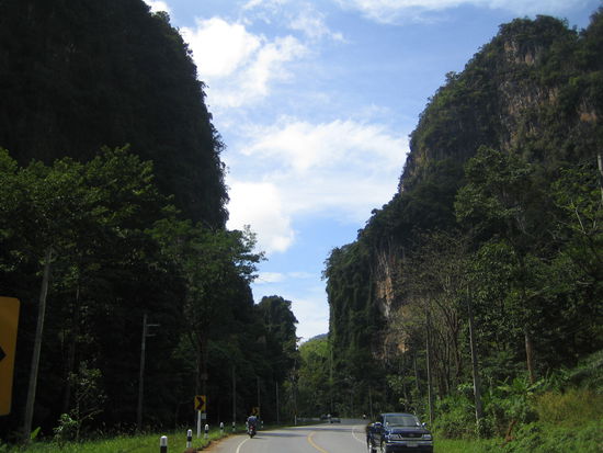 Auf dem Weg nach Krabi Stadt