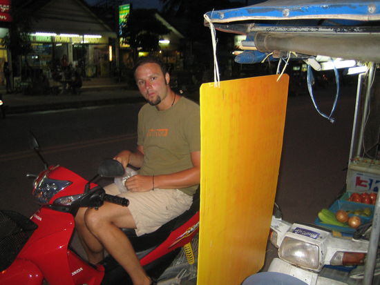 Abendessen auf der Strasse