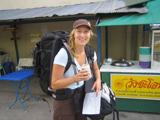 Endlich angekommen.Prost!