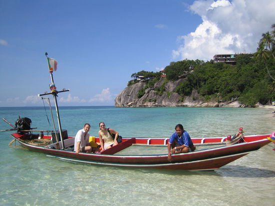 Unser Taxi zum Leela Beach