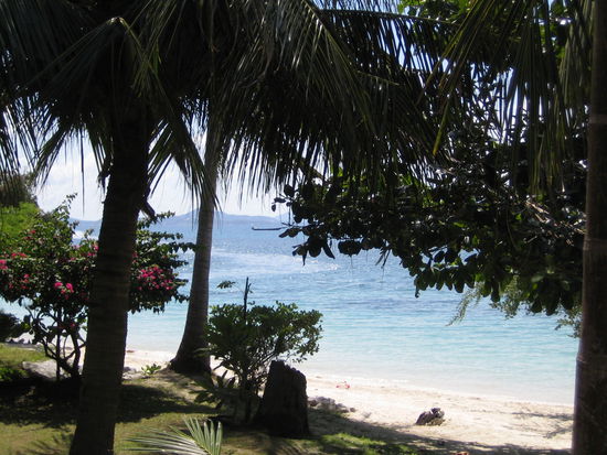 Blick von der Poolliege