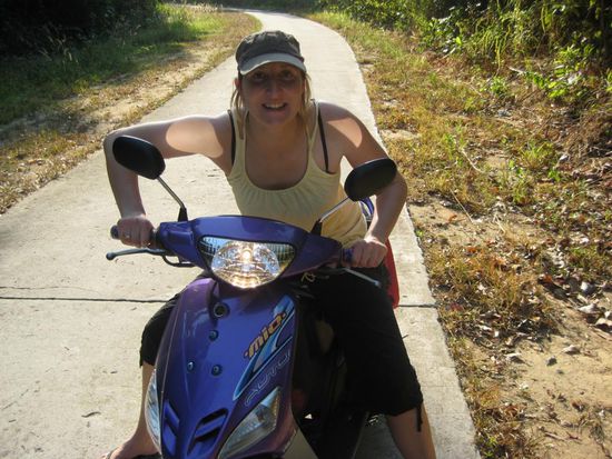 Moped fahren macht Spass