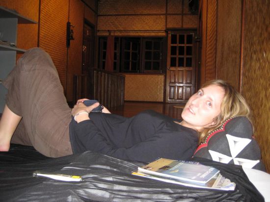 Auf dem Flur vor unserem Zimmer im Casa Del Mar.