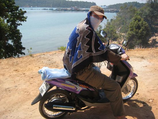 So fahre ich zur Zeit rum wegen der Antibiotika