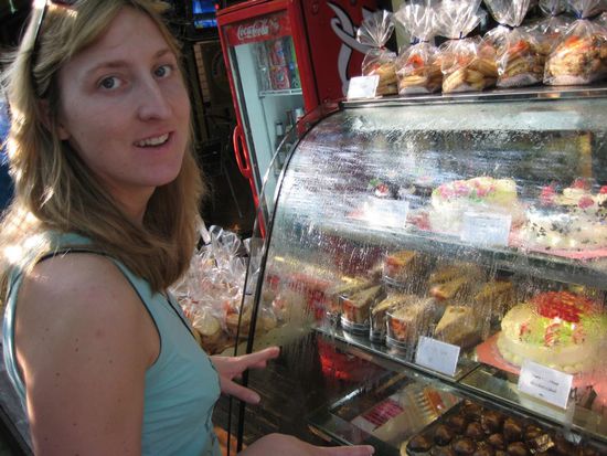 Fruehstueck beim Baecker