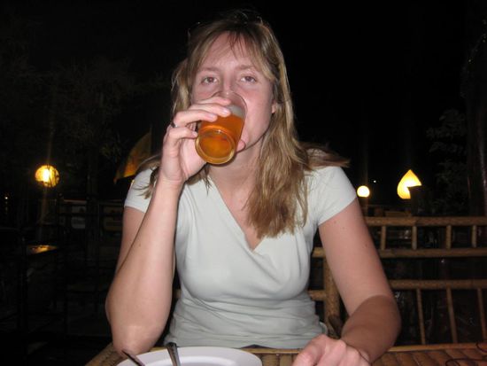 Bierchen zum Abendesse