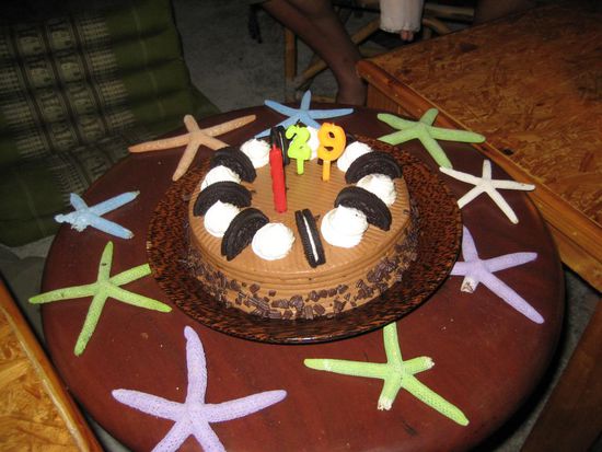 der Geburtstagskuchen