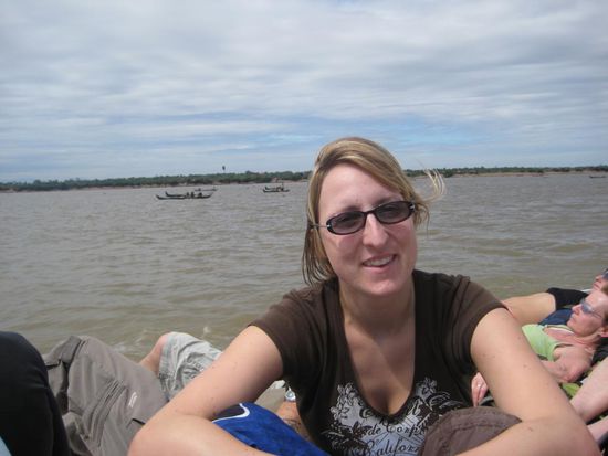 unterwegs, die Sonne scheint kraeftig