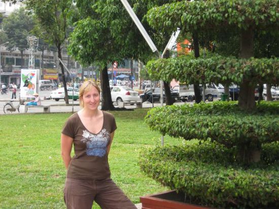 Gartenanlage in Saigon - City