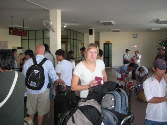 Am Flughafen in Nha Trang