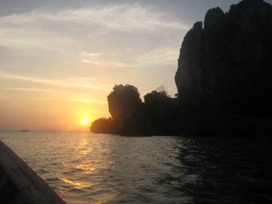 Weg zurueck nach Ao Nang mit dem Longtail Boat