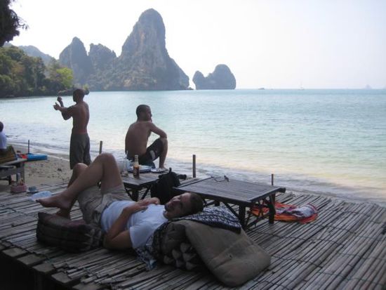 relaxen am Strand