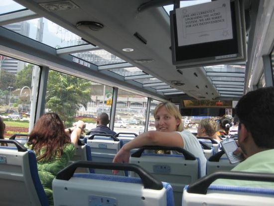 im Sightseeing Bus