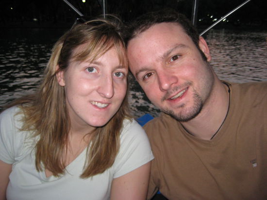 Tretboot fahren im Lumpinipark