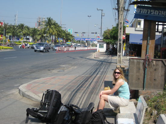 Warten auf den zweiten Bus
