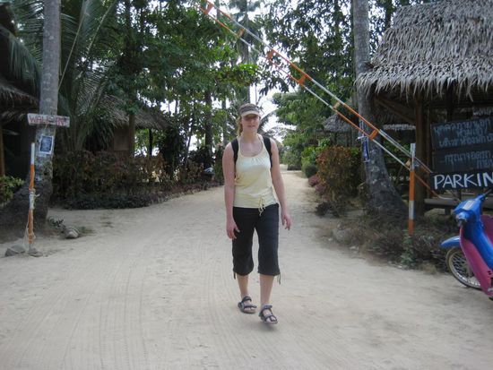 Der Eingang zum Nature Beach Resort