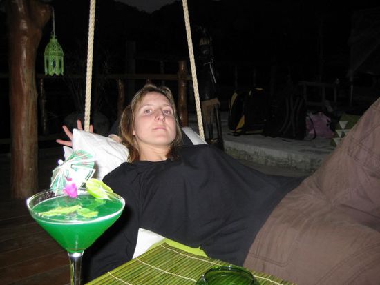 Relaxen mit Cocktail im Casa