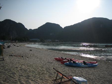 Strand in der Lok Dalum Bay bei beginnender Flut. Ein netter Flecken.