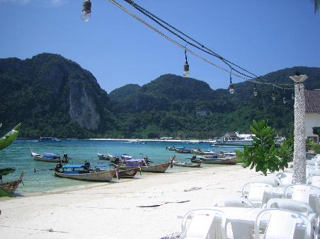 Blick vom Restaurant am Pier