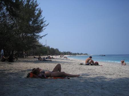 Weisser Strand von Gili Trawangan