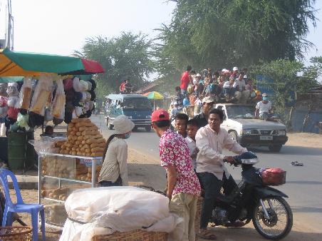 Auf dem Weg nach Siem Reap