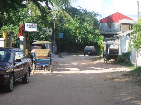 Strasse zu unserem Guesthouse