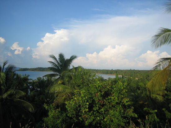 Aussichtspunkt Koh Mak, von der Koh Mak Villa aus fotografiert, herrlicher Blick bis nach Koh Chang