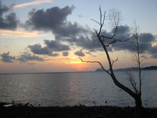 Sonnenuntergang auf Koh Mak - Wir waren leider 5 Minuten zu spät