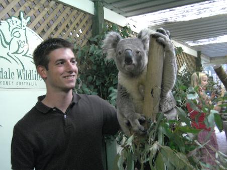 I touched him...