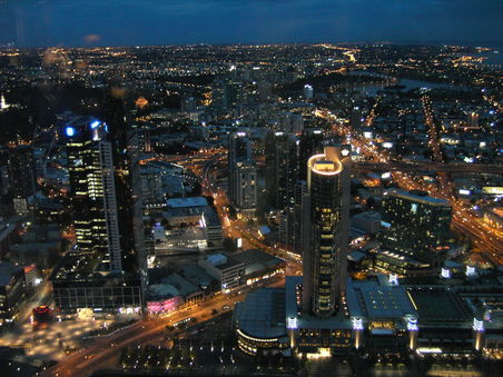 Melbourne by night