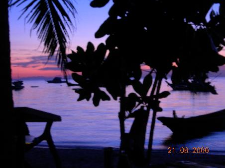 Abendstimmung an unserem Strand keine Postkarte selber gmacht
