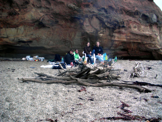 Weihnachten am Strand...fest in deutscher Hand, waren eigentlich noch viel mehr, aber die anderen waren grad auf der Suche nach der Sonne...
