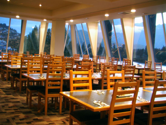 ...und das ist das Restaurant, mit Super Aussicht...