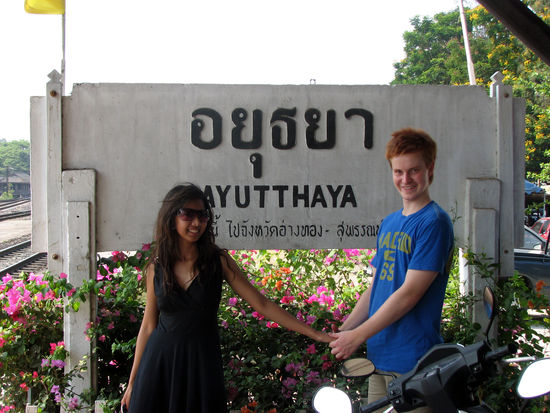 wir in Ayutthaya...der Beweis