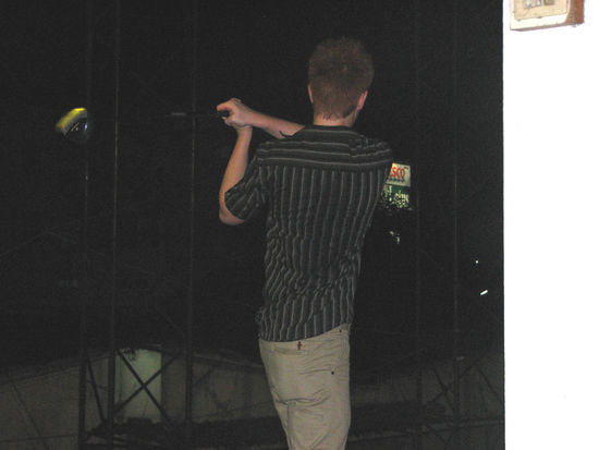 ...und bis zum Ende is er geflogen 