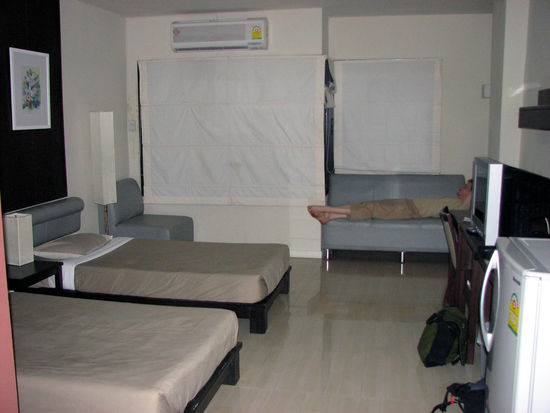 unsere huebsche Bleibe..