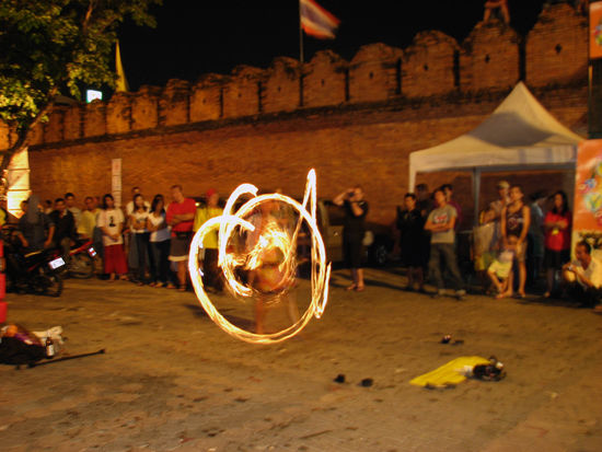 Feuershow aufm Markt