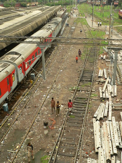 der bahnhof in delhi